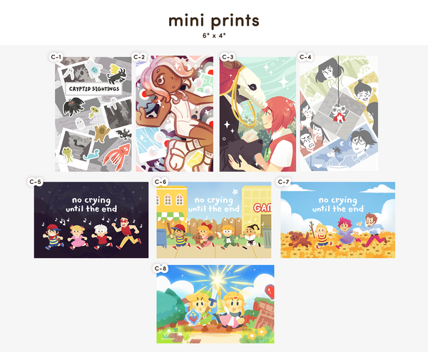 Mini Prints: 4" x 6"