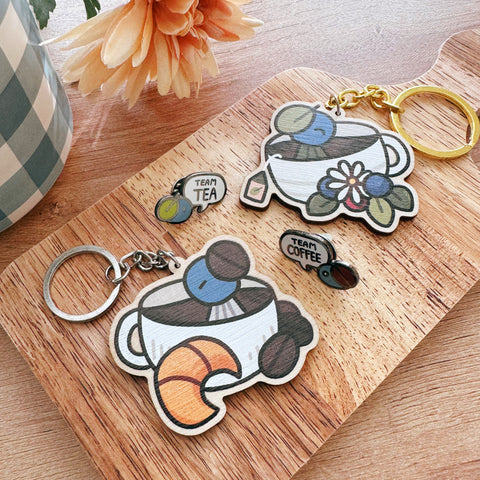 Sovereign Tea Pins & Charms