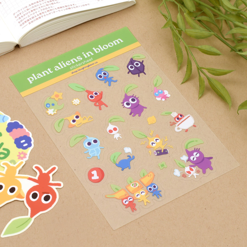 Plant Aliens Stickersheet