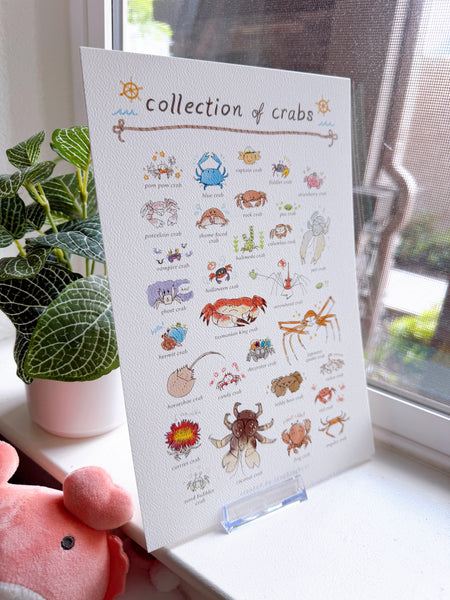 Collection of Crabs Print [Shipping August]