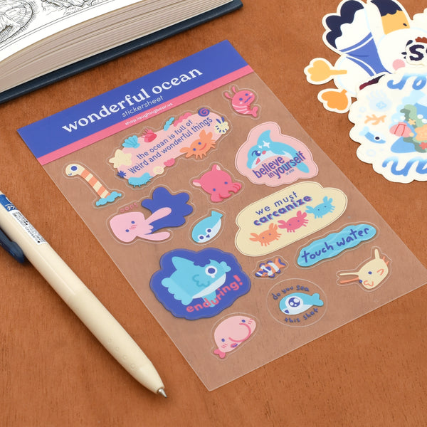 Wonderful Ocean Stickersheet