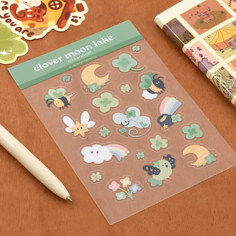 Clover Moon Lake Stickersheet