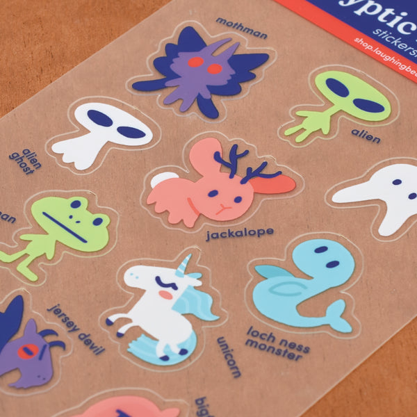 Cryptic Friends Stickersheet