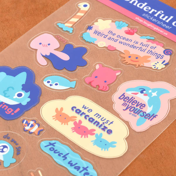 Wonderful Ocean Stickersheet