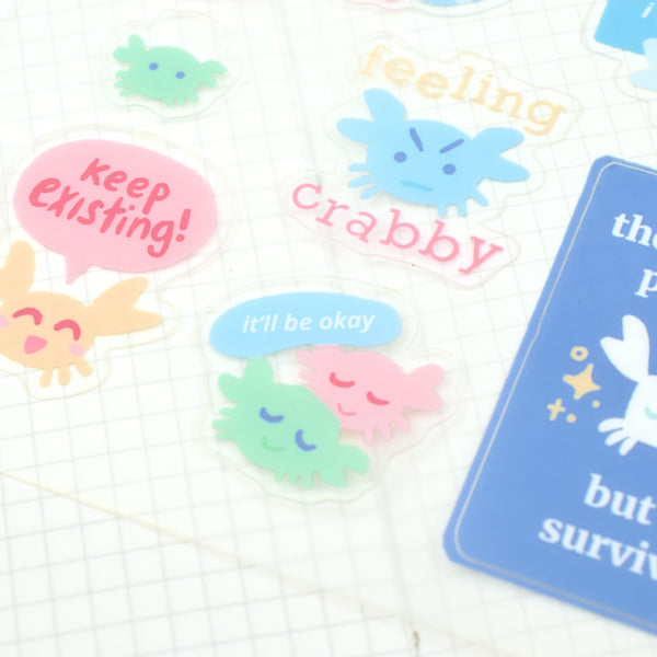 Emotions Crabs Stickersheet