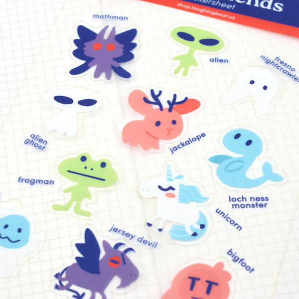 Cryptic Friends Stickersheet
