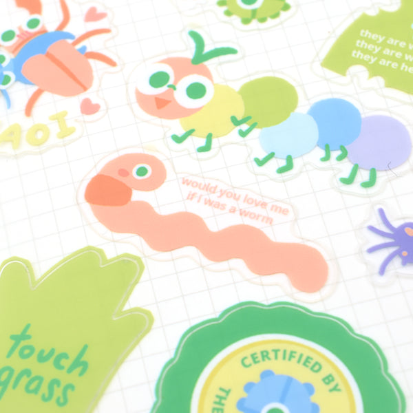 Interesting Bugs Stickersheet
