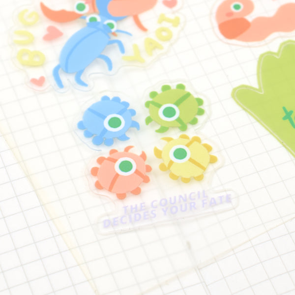 Interesting Bugs Stickersheet