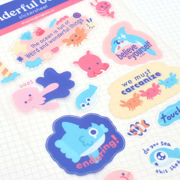 Wonderful Ocean Stickersheet