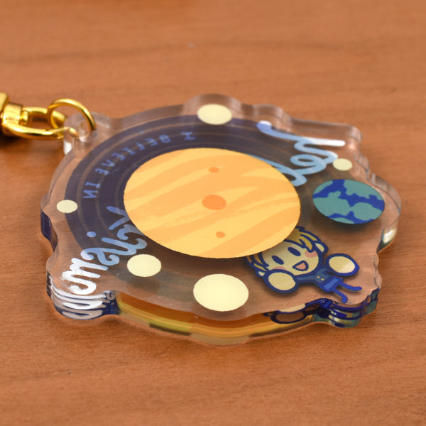 Heliocentrism Charms & Standee