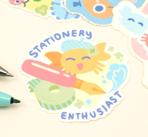 Stationery Enthusiast Sticker
