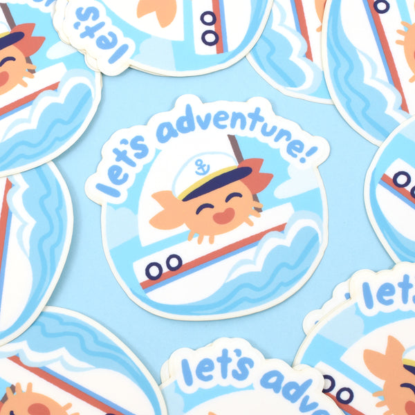 Let's Adventure! Sticker