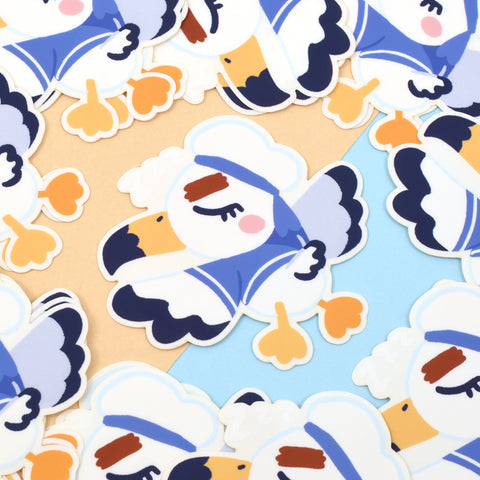 Sleeping Sailor Vinyl Sticker