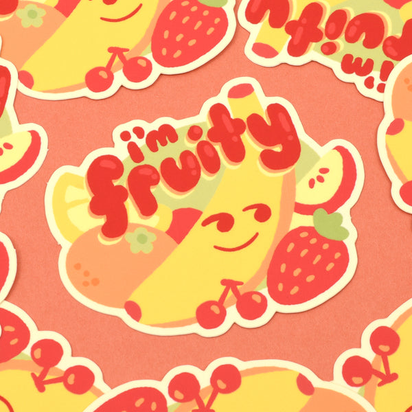 I'm Fruity Sticker