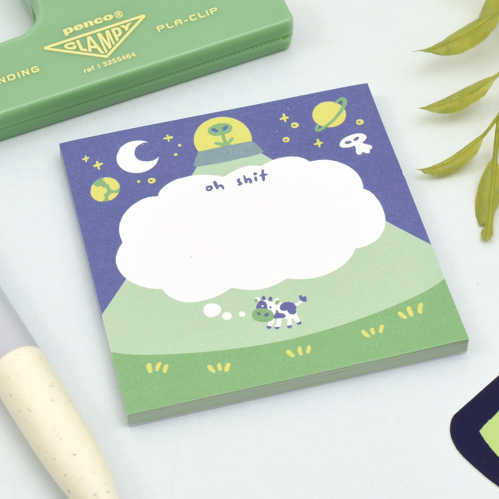 Alien Abduction Sticky Notes