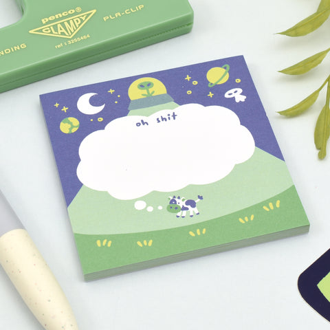 Alien Abduction Sticky Notes