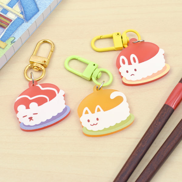 Sushi Animals Charms