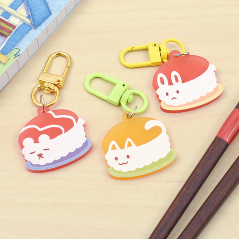 Sushi Animals Charms