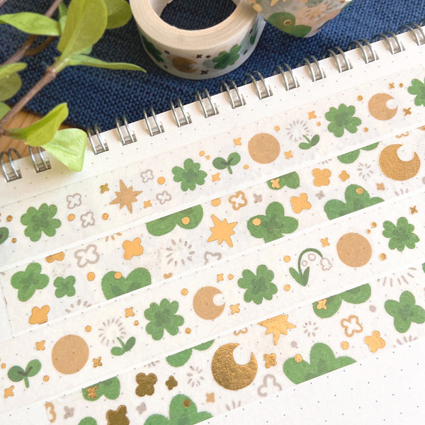 Clover Moon Lake Foil Washi Tapes