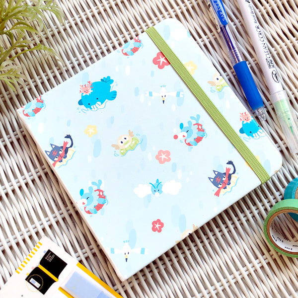 Ocean Party Square Notebook