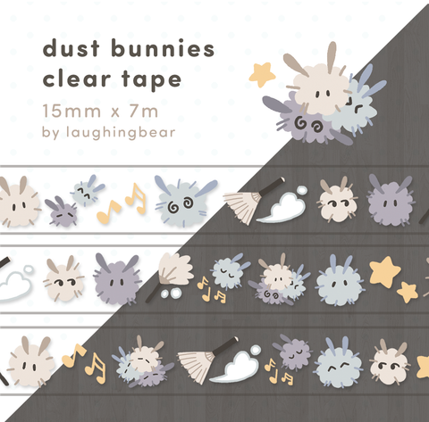 Dust Bunnies Clear Tape