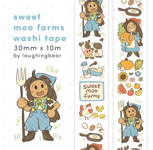 Sweet Moo Farms Washi Tape
